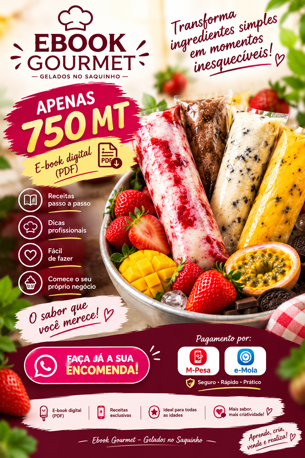 Ebook Gelados Gourmet